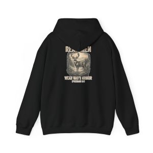 Real Men Wear God's Armor Hooded Sweatshirt